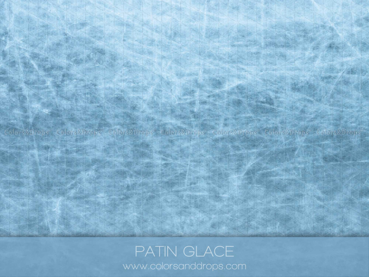 Christmas photo backdrop & floor Patin Glace – scratched skating rink ice floor | Colors&Drops