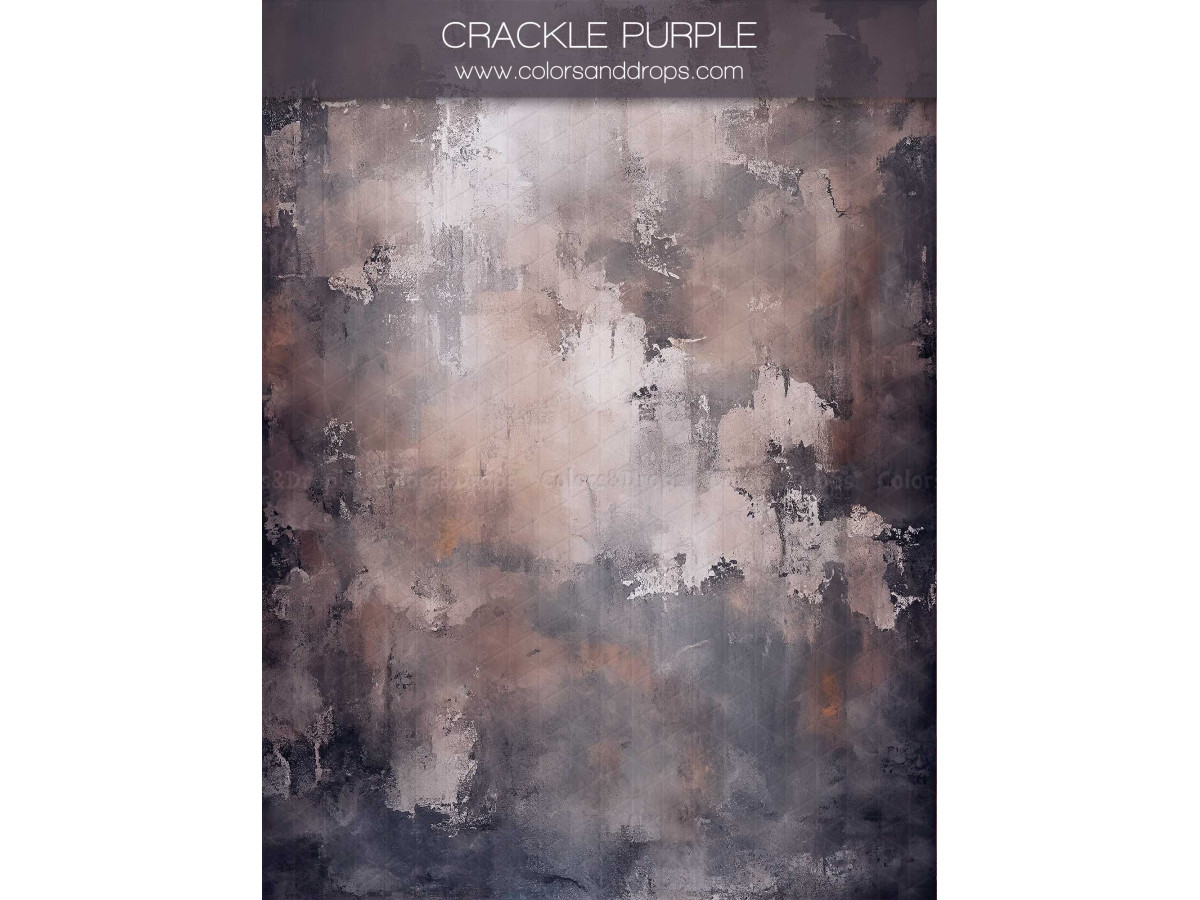 Fondo y suelo fotográficos violeta texturizados Crackle Purple – textura craquelada violeta gris | Colors&Drops