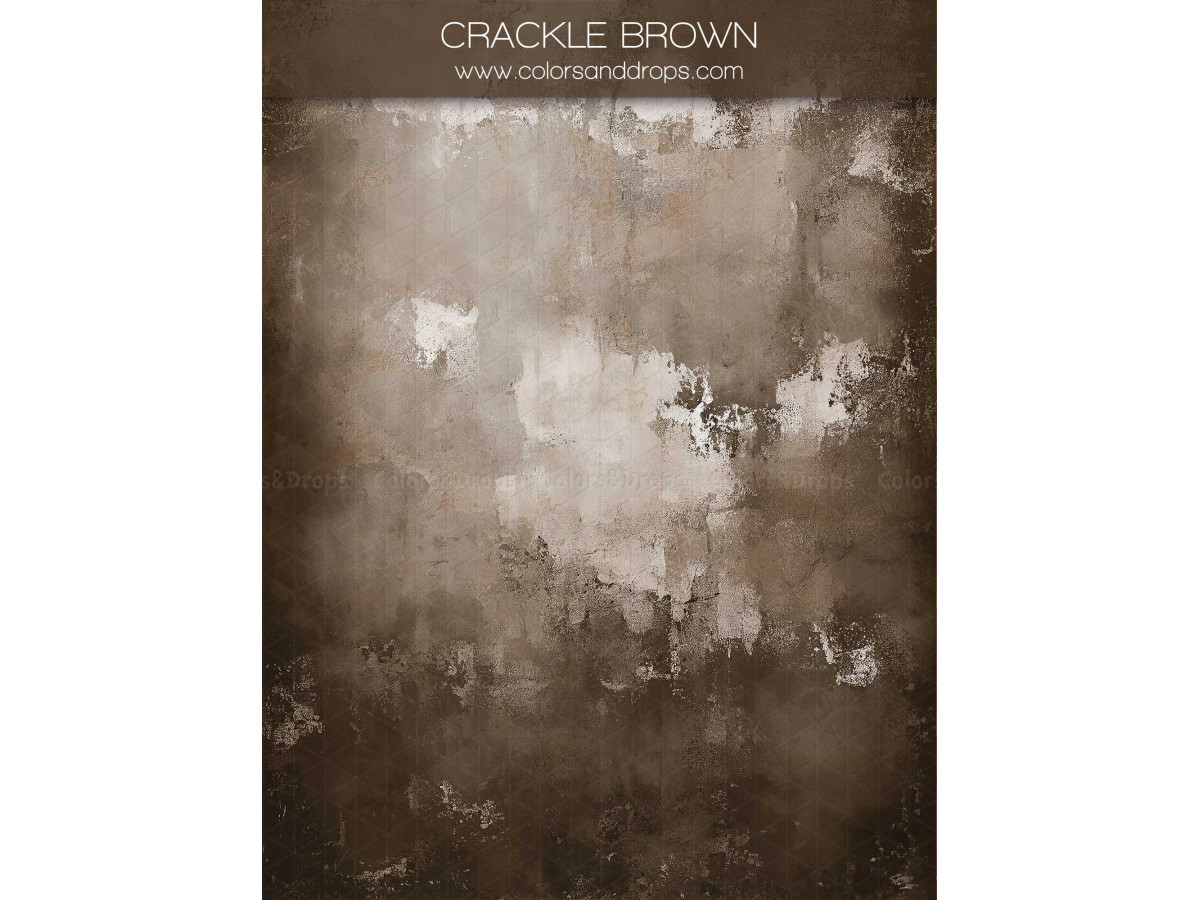 Textured photo backdrop & floor Crackle Brown – taupe brown crackle texture | Colors&Drops