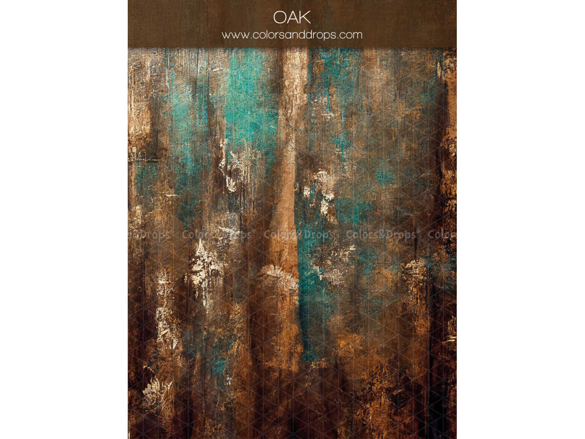 Fond photo turquoise texturé Oak – texture bois usé turquoise et brun | Colors&Drops