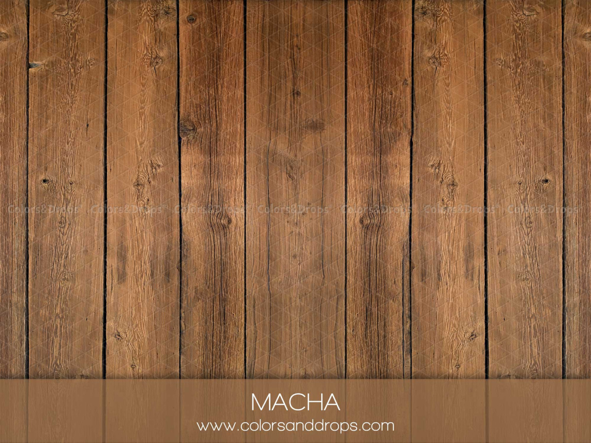Sol photo Macha – planches de bois brun clair naturel | Colors&Drops