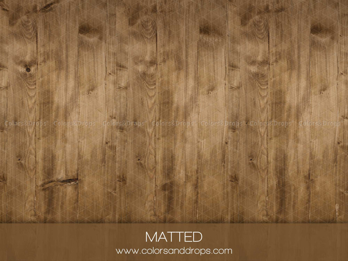 Sol photo Matted – planches de bois brun mat | Colors&Drops