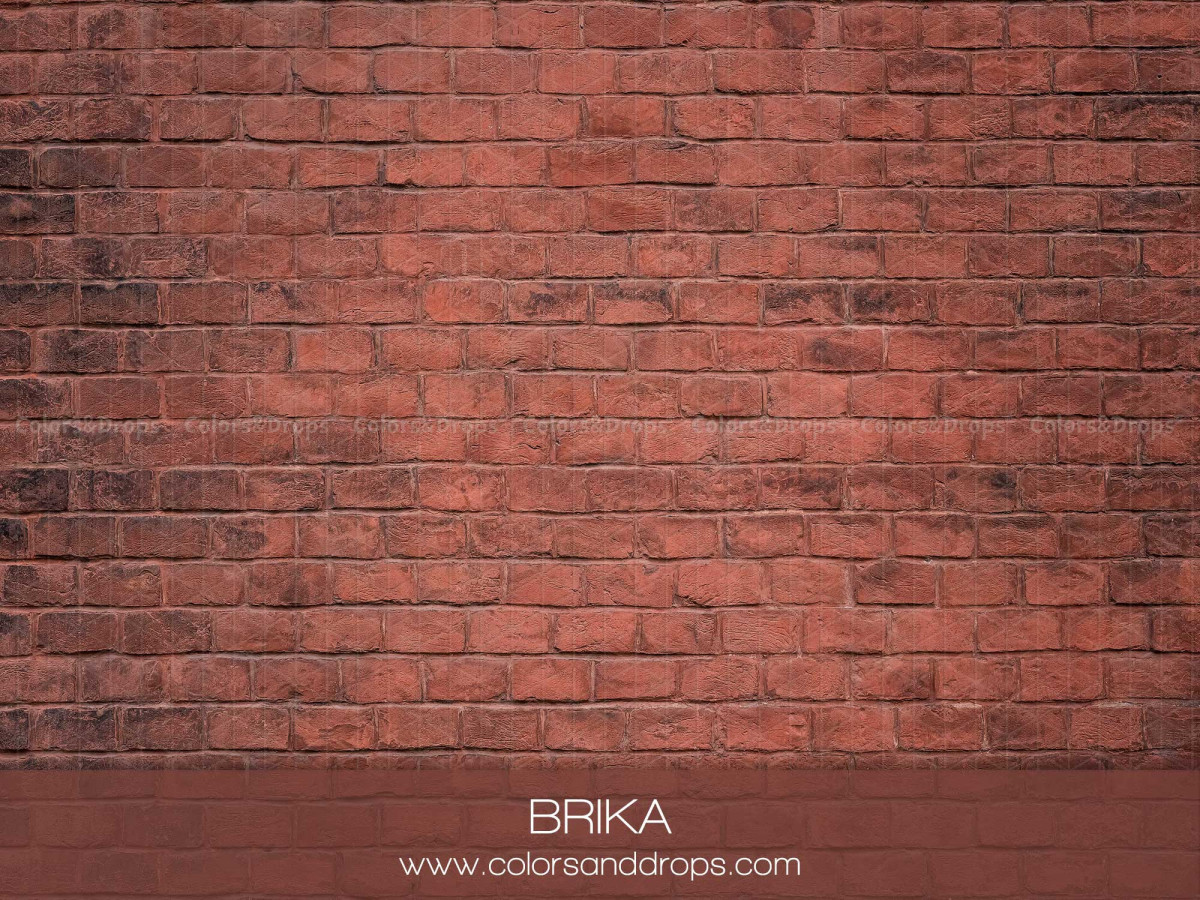 Fond et sol photo Saint-Valentin Brika – mur en briques rouges | Colors&Drops