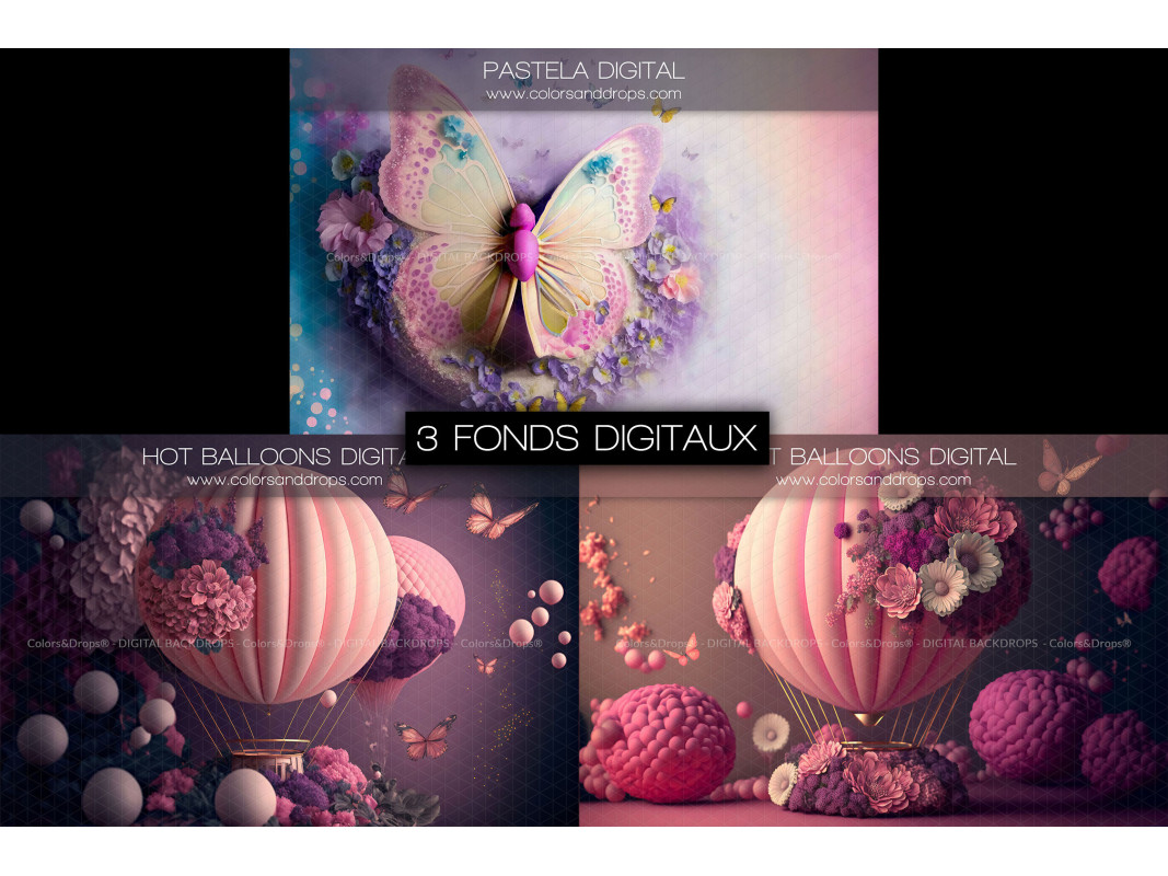 X3 HOT BALLOONS DIGITAL BUNDLE