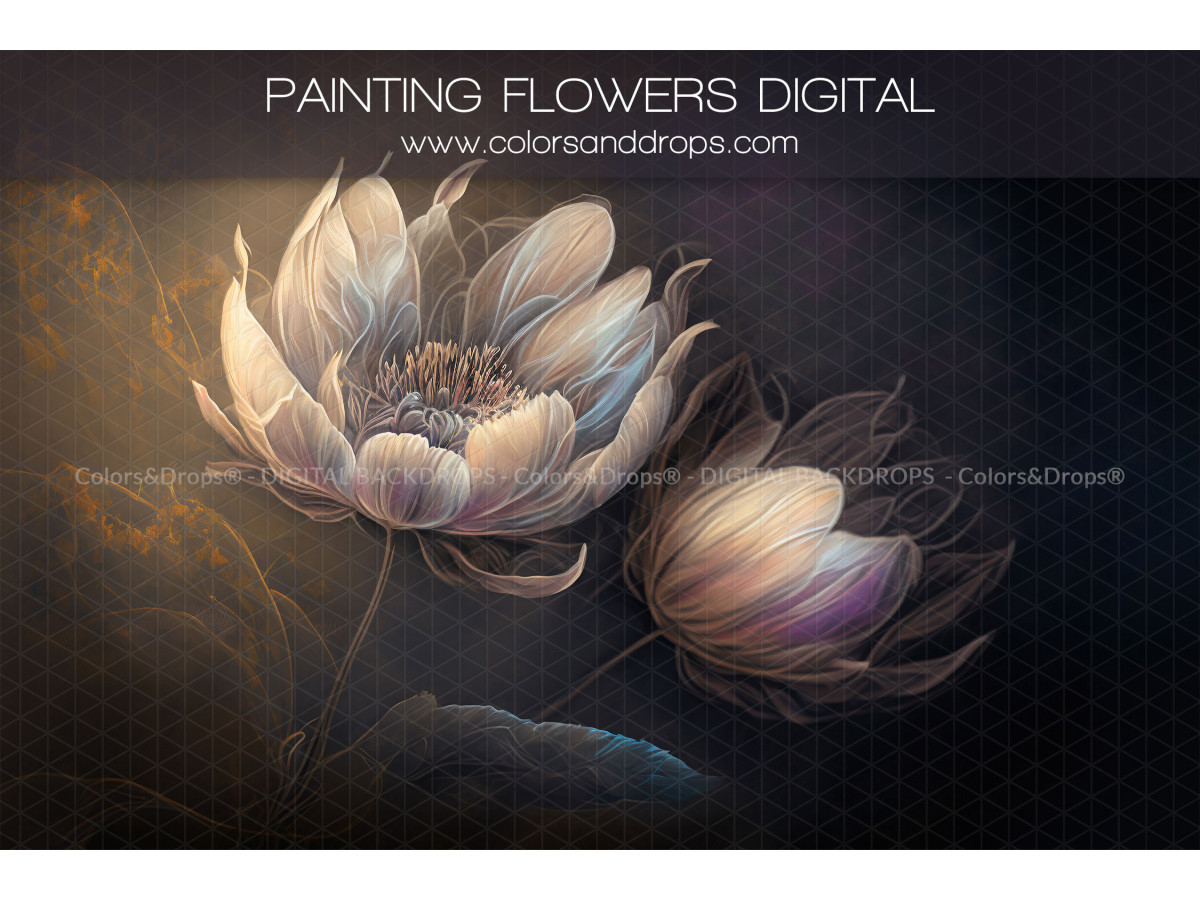 PAINING FLOWERS DIGITAL