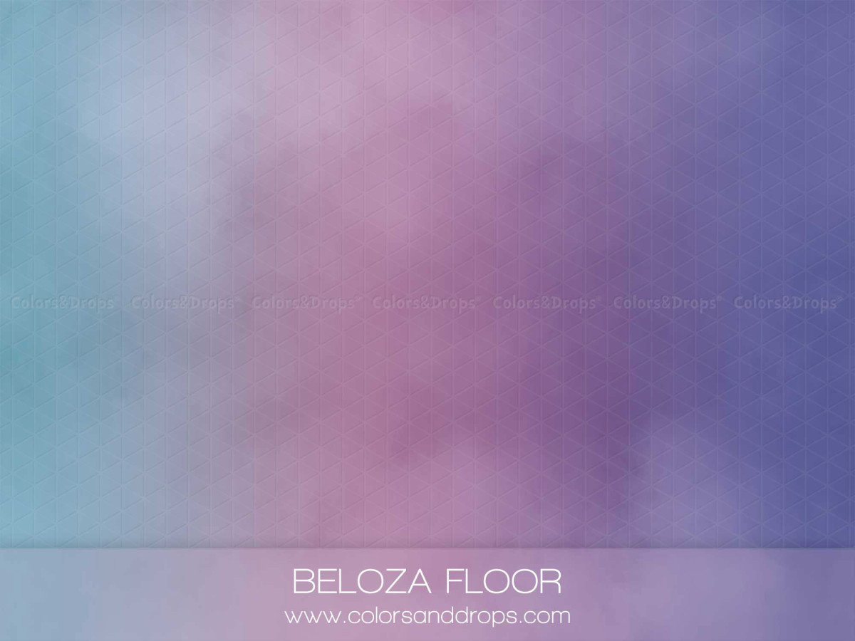 Photo floor Beloza Floor – blue and purple gradient textured floor | Colors&Drops