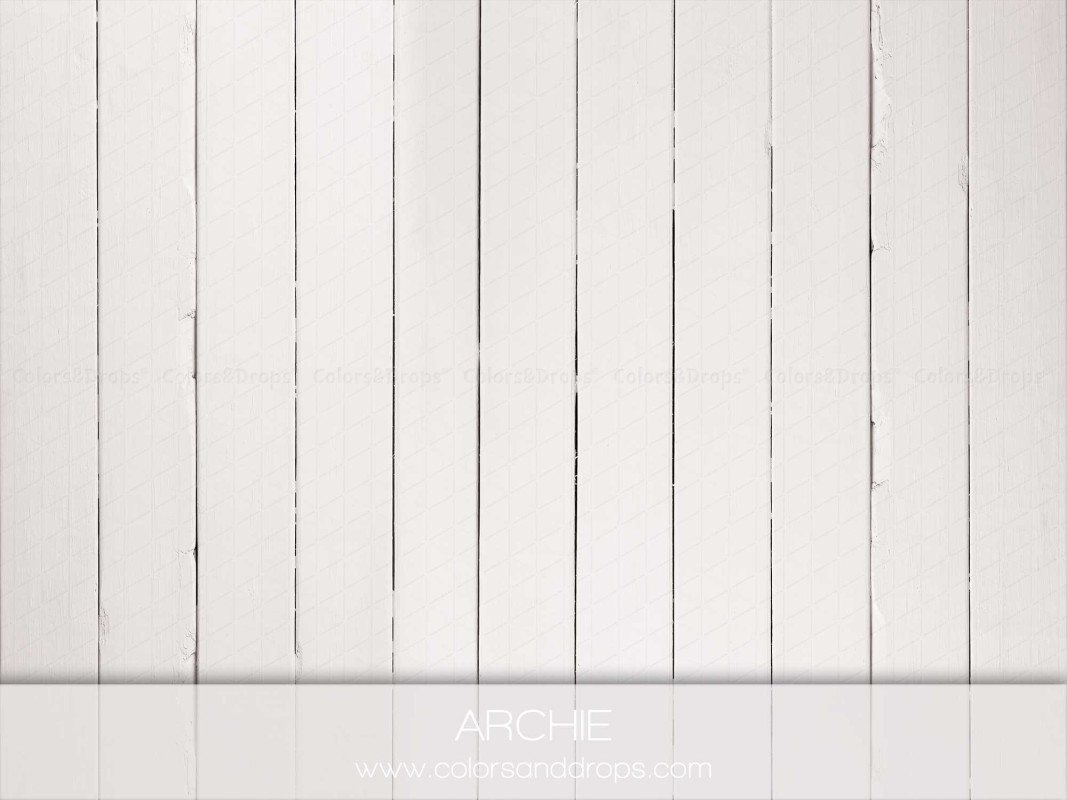 Sol photo Archie – planches de bois peint blanc vertical | Colors&Drops