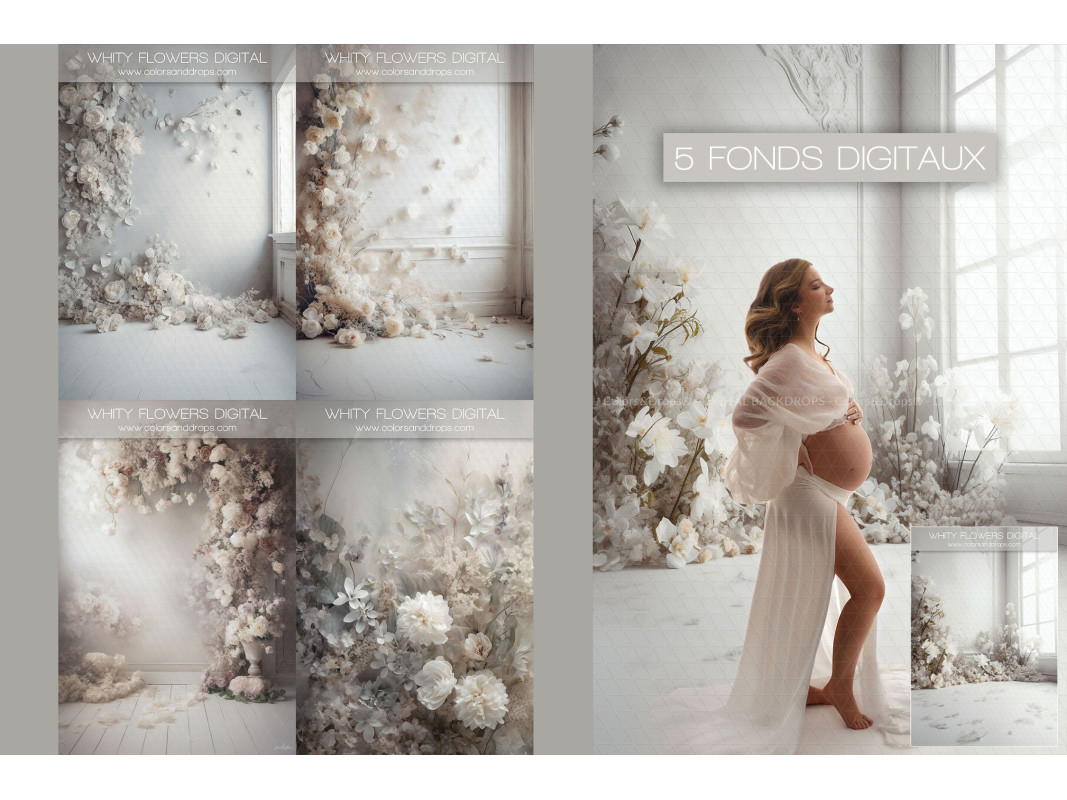 X5 WHITY FLOWERS DIGITAL BUNDLE