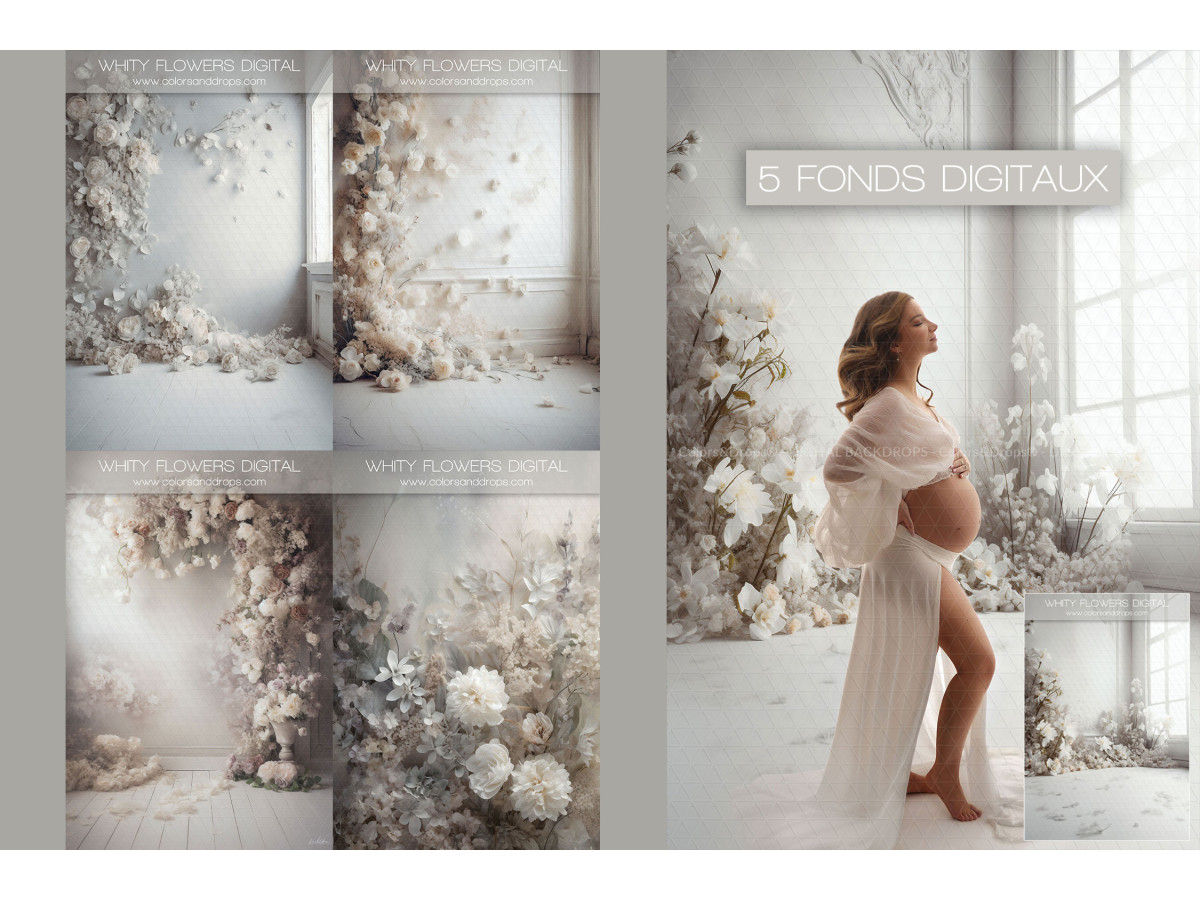 X5 WHITY FLOWERS DIGITAL BUNDLE