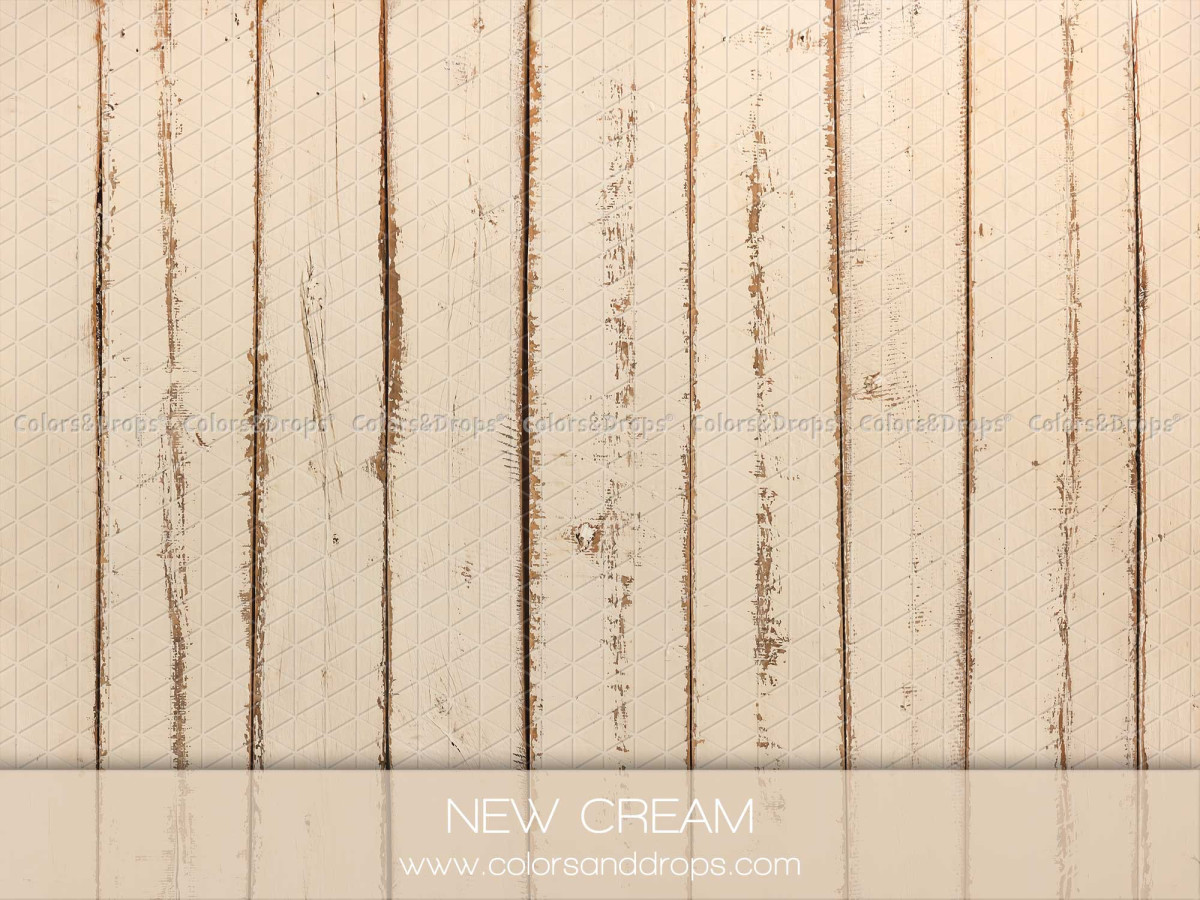 Photo floor New Cream – weathered cream wooden planks | Colors&Drops