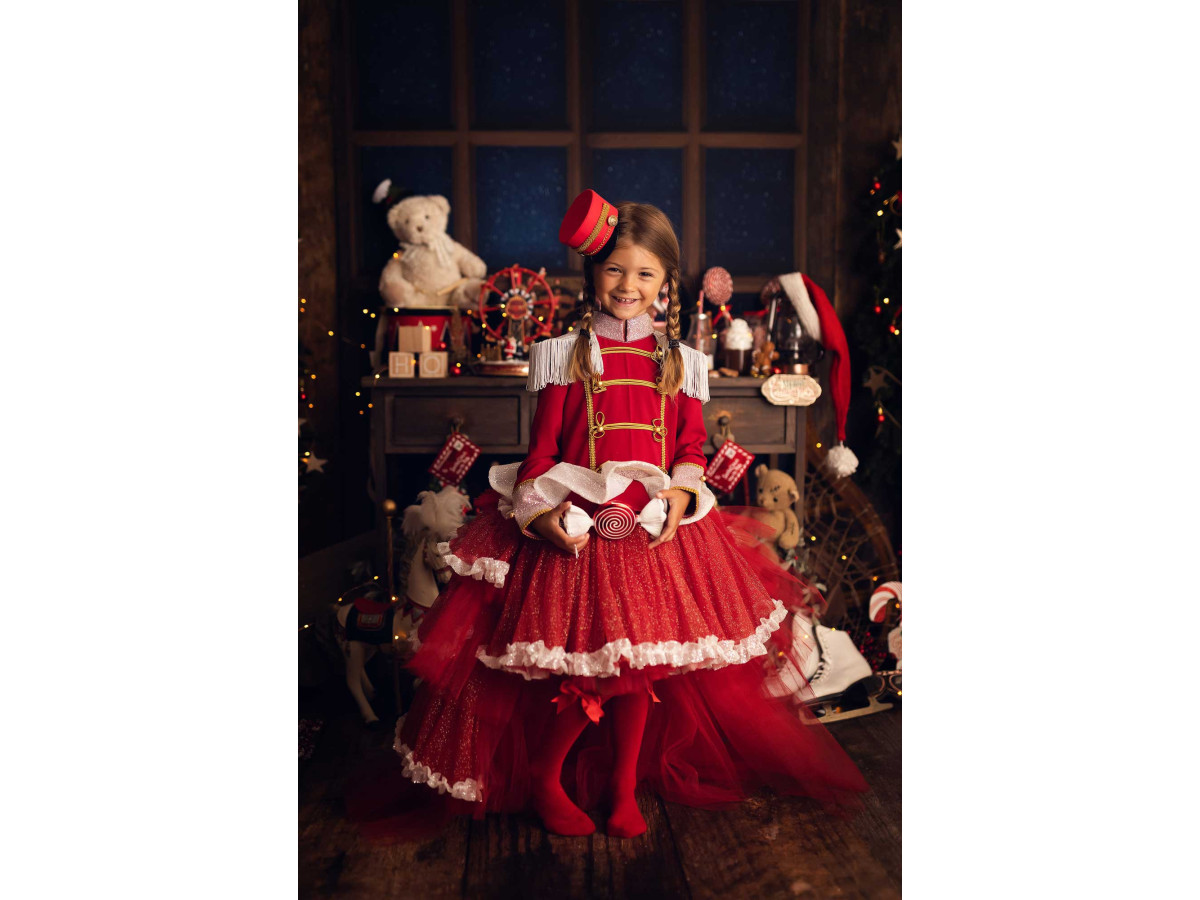 Fond photo d'angle L'Atelier du Pere Noel – atelier du Père Noël avec fenêtre | Colors&Drops