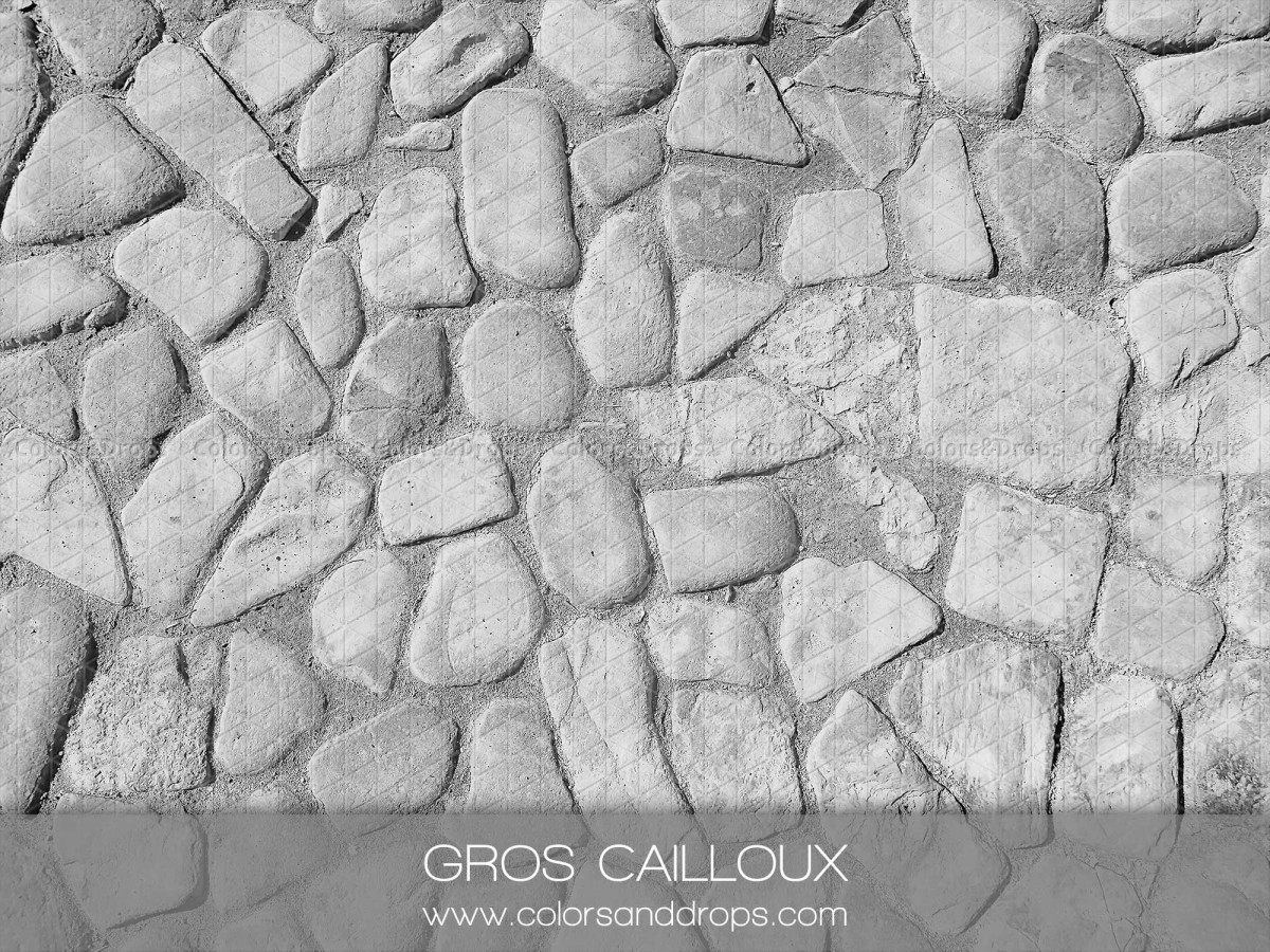 Christmas photo backdrop & floor Gros Cailloux – large grey cobble stones | Colors&Drops