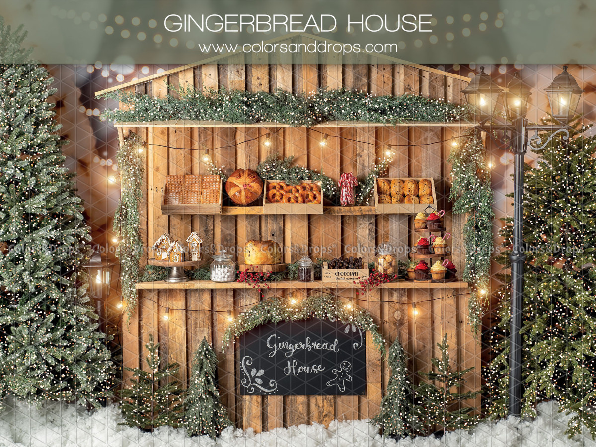 GINGERBREAD HOUSE + CAILLOUX DES NEIGES