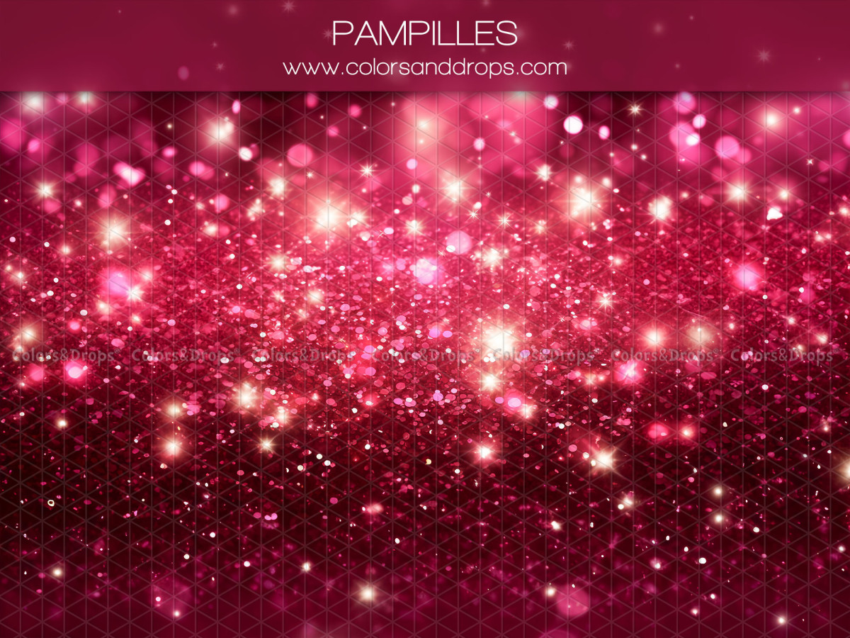 Fond photo fuchsia texturé Pampilles – paillettes et bokeh rose fuchsia | Colors&Drops