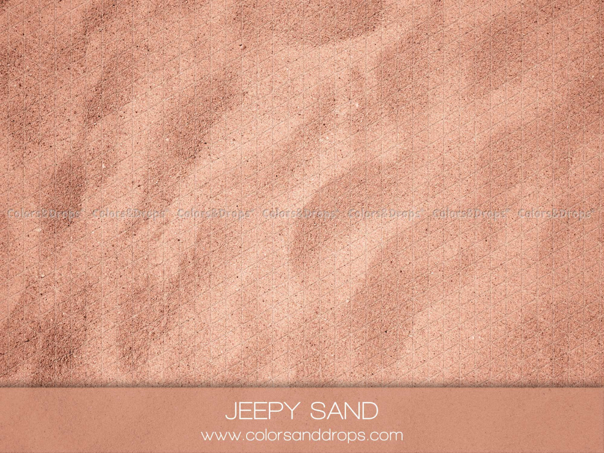 Summer photo backdrop & floor Jeepy Sand – pinkish beige sand texture | Colors&Drops