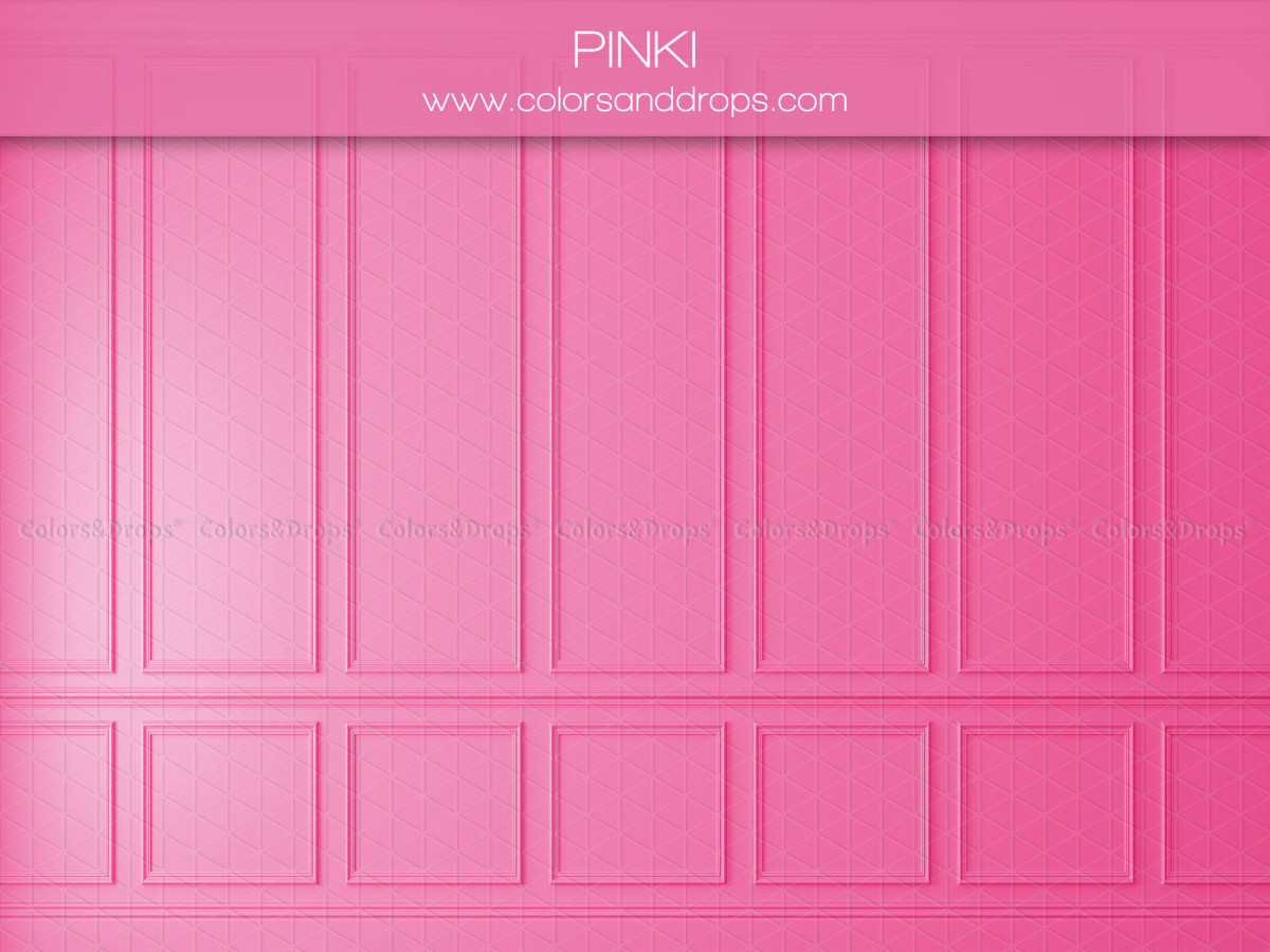 Fond photo rose fuchsia texturé Pinki – mur à moulures rose fuchsia | Colors&Drops