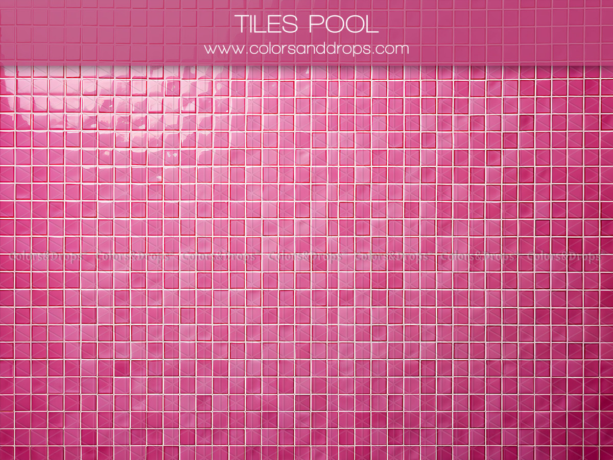 Fondo fotográfico rosa fucsia texturizado Tiles Pool – pared de azulejos rosa fucsia | Colors&Drops