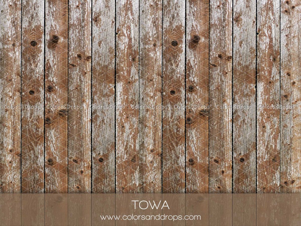 Sol photo Towa – planches de bois brut brun clair vertical | Colors&Drops