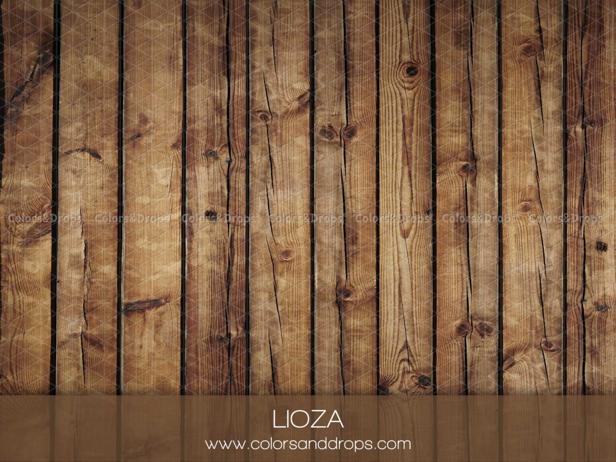 Photo floor Lioza – vertical dark brown wooden planks | Colors&Drops