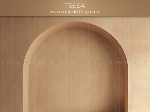 Fondo fotográfico beige texturizado Tessa – arco mural beige caramelo | Colors&Drops