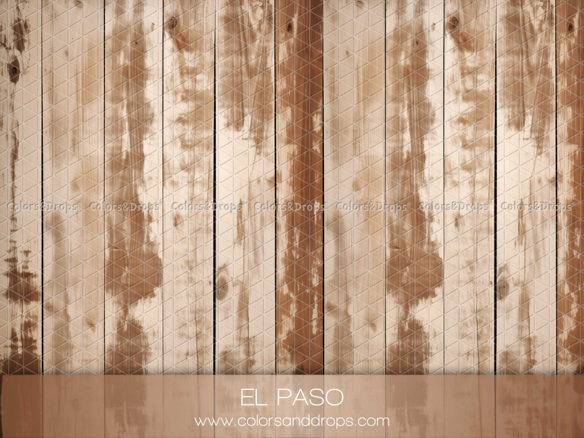 Sol photo El Paso – planches de bois blanc décapé | Colors&Drops