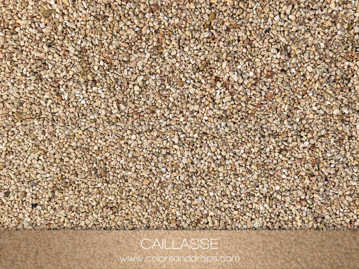 Photo floor Caillasse – beige gravel texture | Colors&Drops