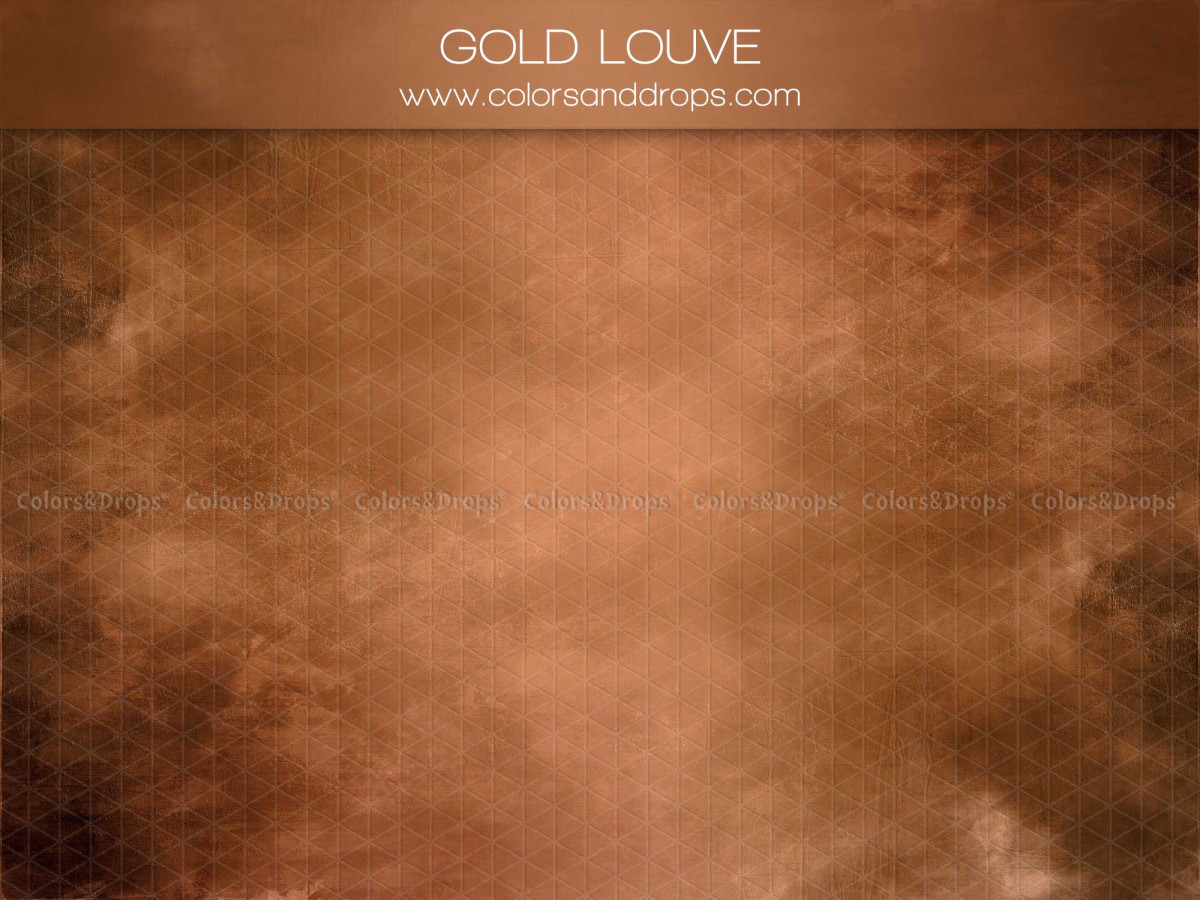 Fond photo cuivre texturé Gold Louve – texture effet peinture cuivre brun | Colors&Drops