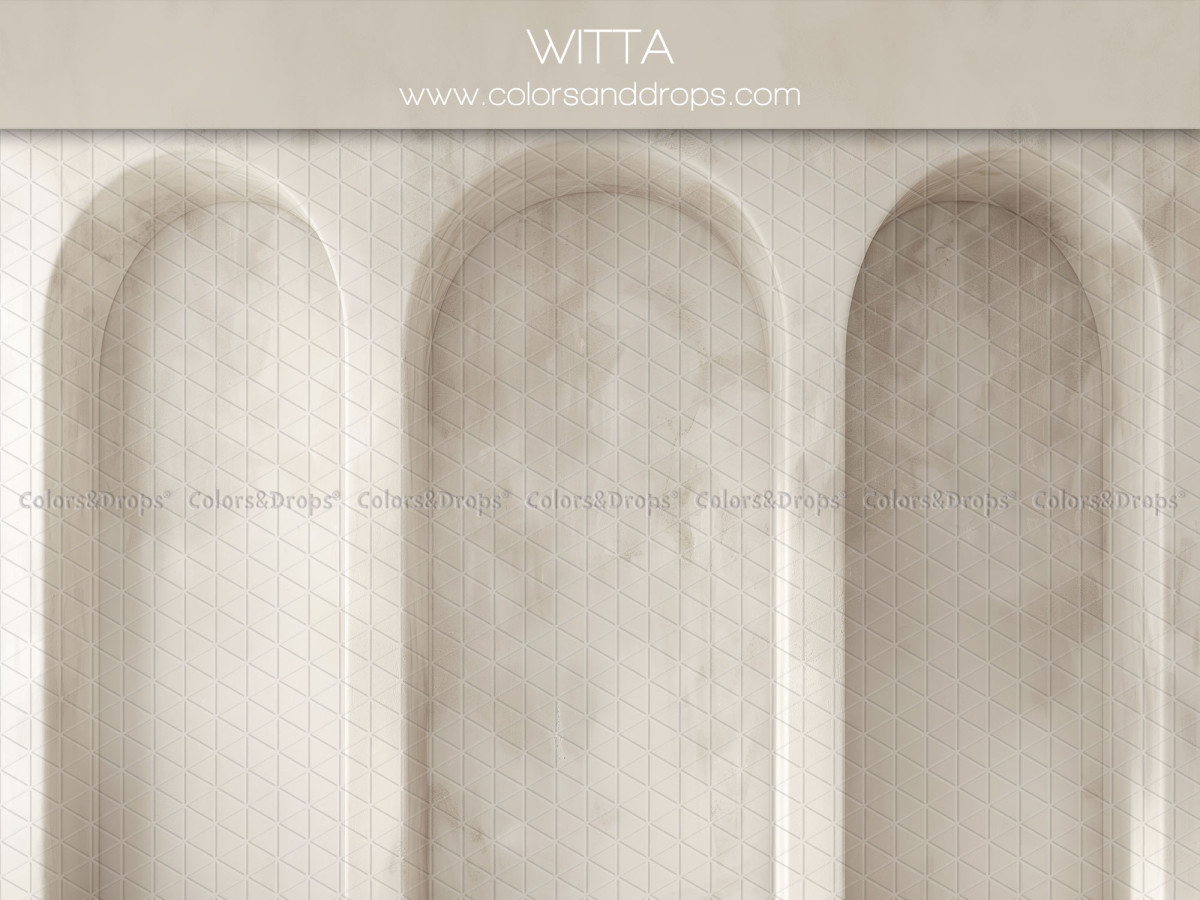 Fond photo gris texturé Witta – trois arches murales grises patinées | Colors&Drops