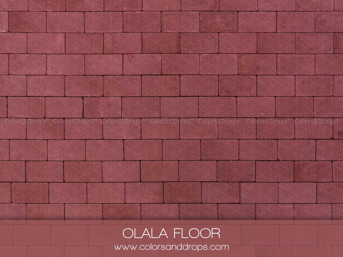 Valentine's Day photo backdrop & floor Olala Floor – dusty rose brick floor | Colors&Drops