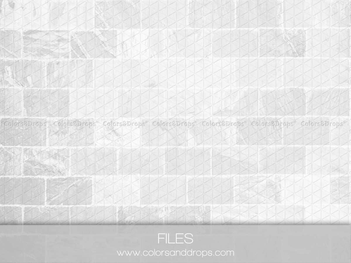 Photo floor Files – white brick | Colors&Drops