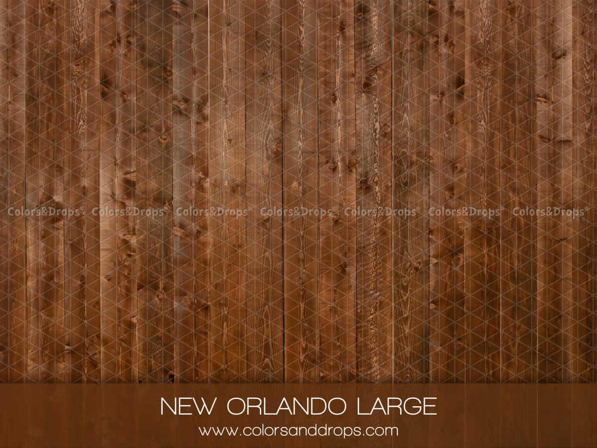 Fondo y suelo fotográficos de Navidad New Orlando Large – tablones anchos de madera marrón | Colors&Drops