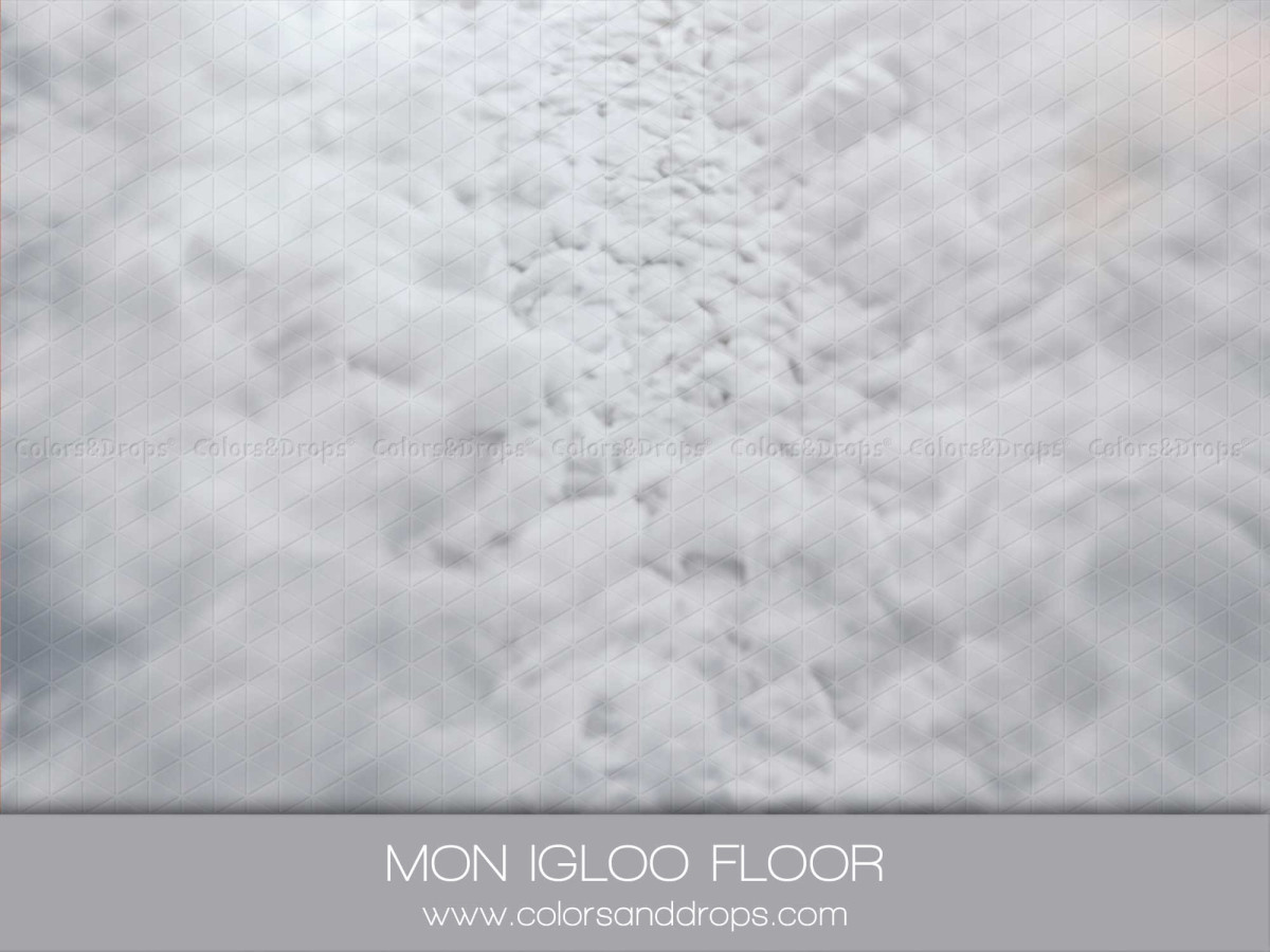 Christmas photo backdrop & floor Mon Igloo Floor – white snow floor | Colors&Drops