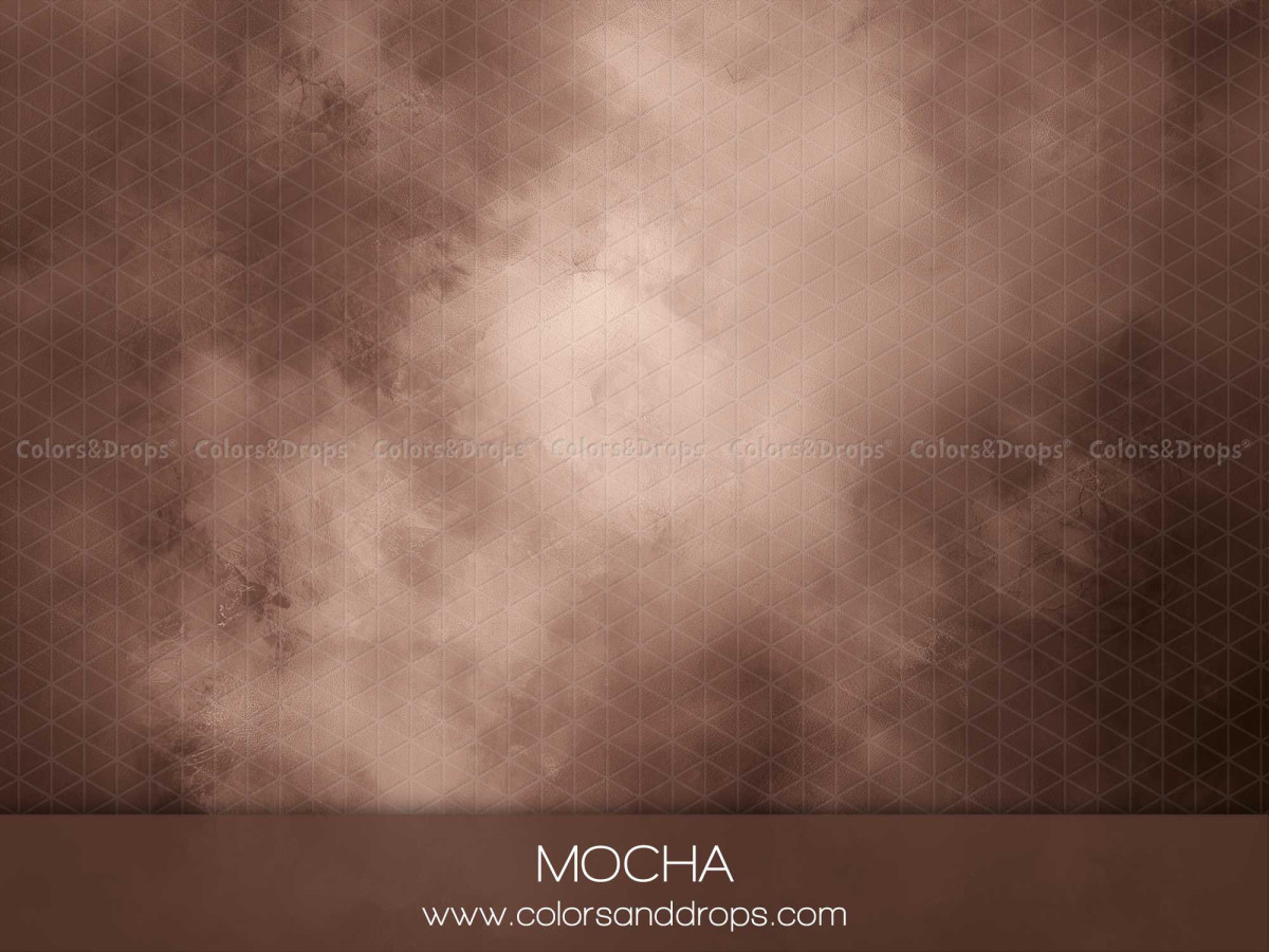 Fond photo moka texturé Mocha – texture effet peinture moka nuagé | Colors&Drops