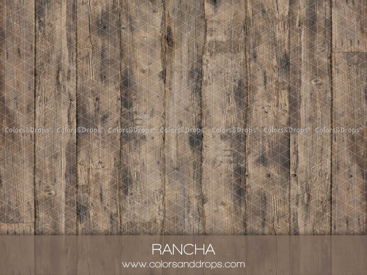 Sol photo Rancha – planches de bois brun usé | Colors&Drops