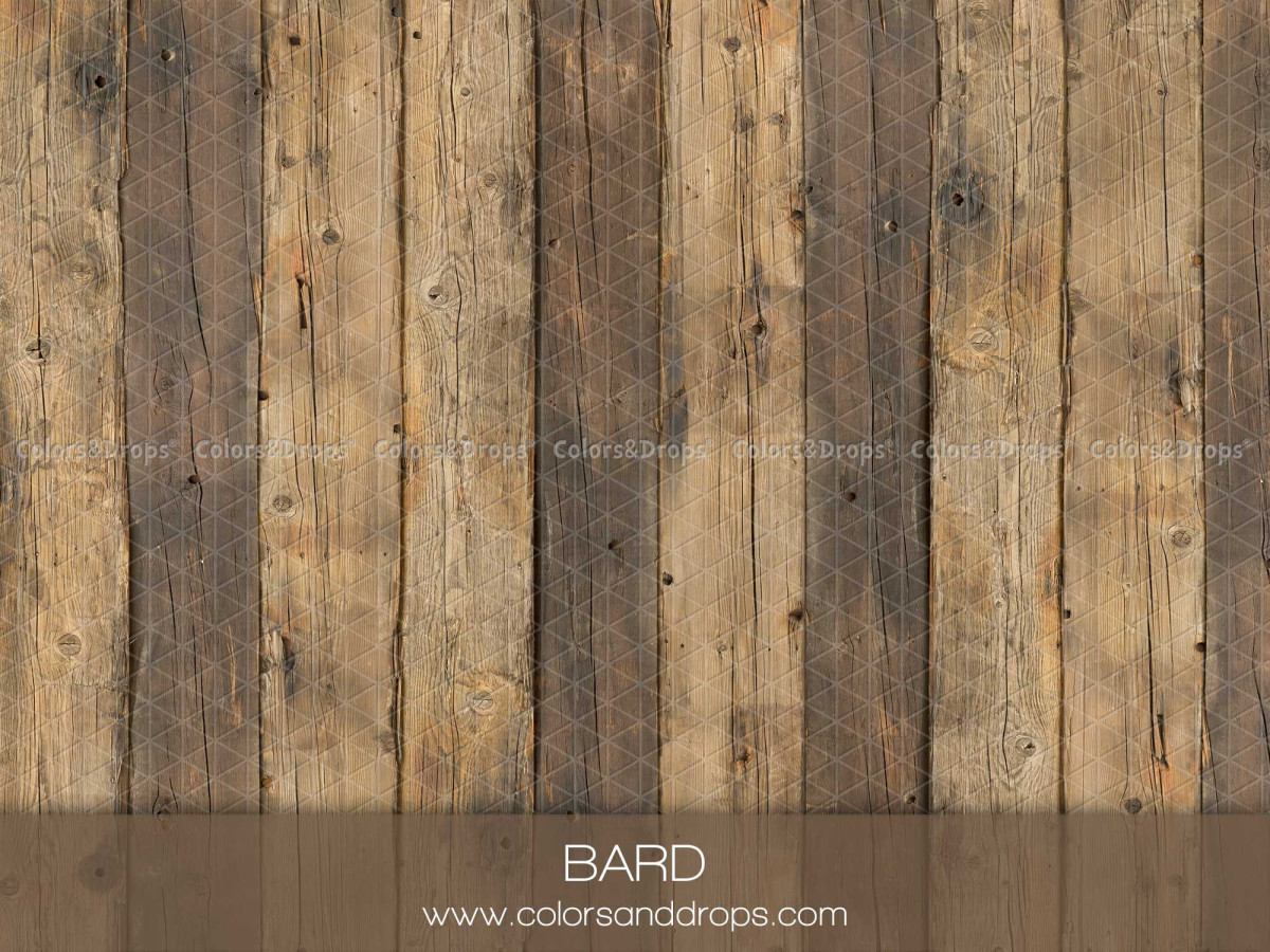 Sol photo Bard – planches de bois brun et doré | Colors&Drops