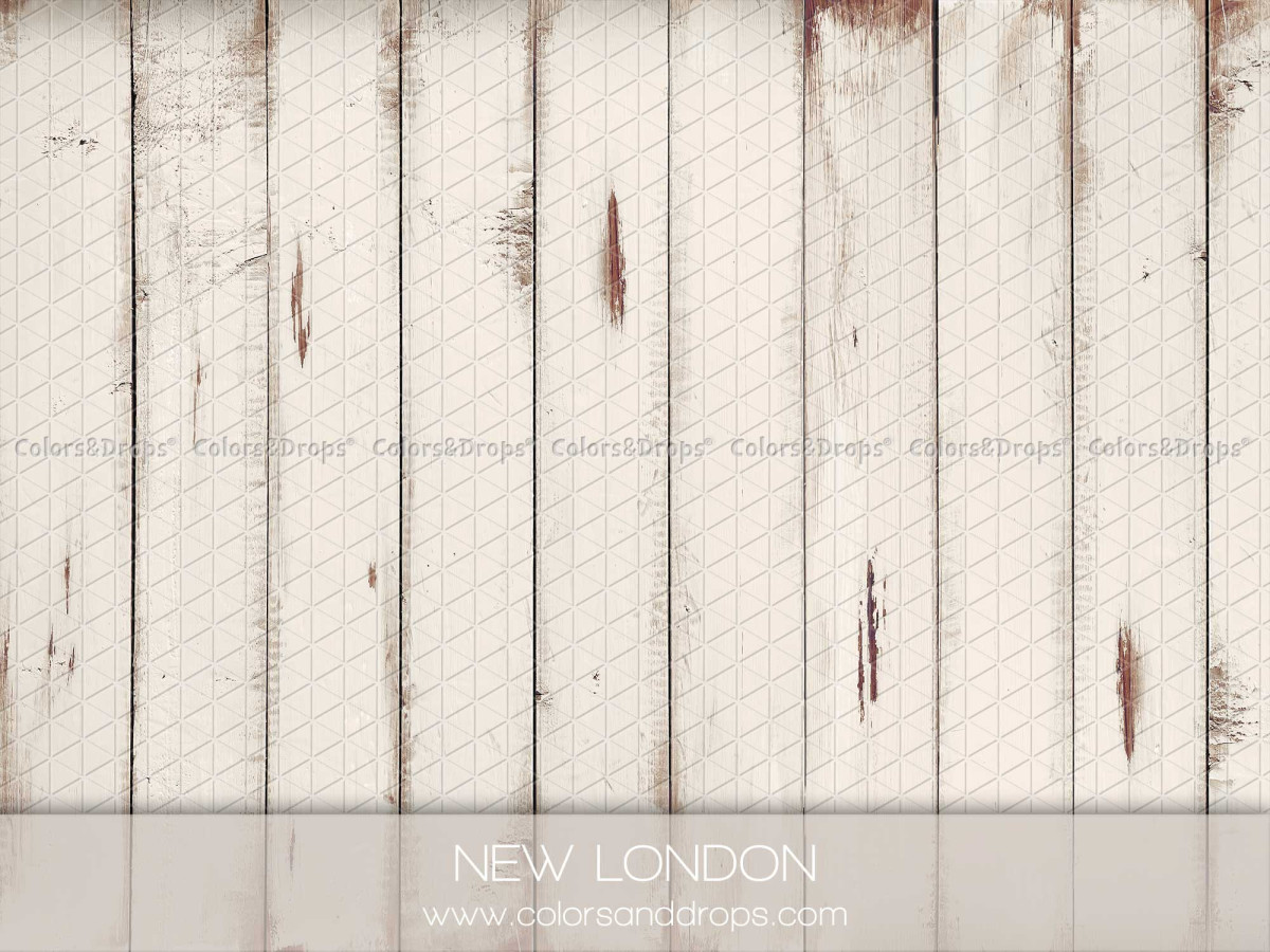 Photo floor New London – aged off-white wood planks | Colors&Drops