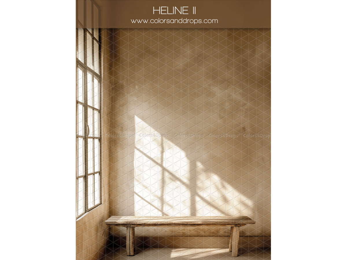 Fondo fotográfico de embarazo y retrato Heline II – pared texturizada soleada con banco de madera | Colors&Drops
