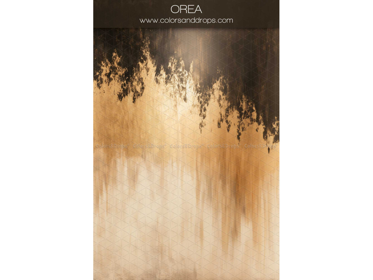 Gold textured photo backdrop & floor Orea – flaking gold and black painted texture | Colors&Drops