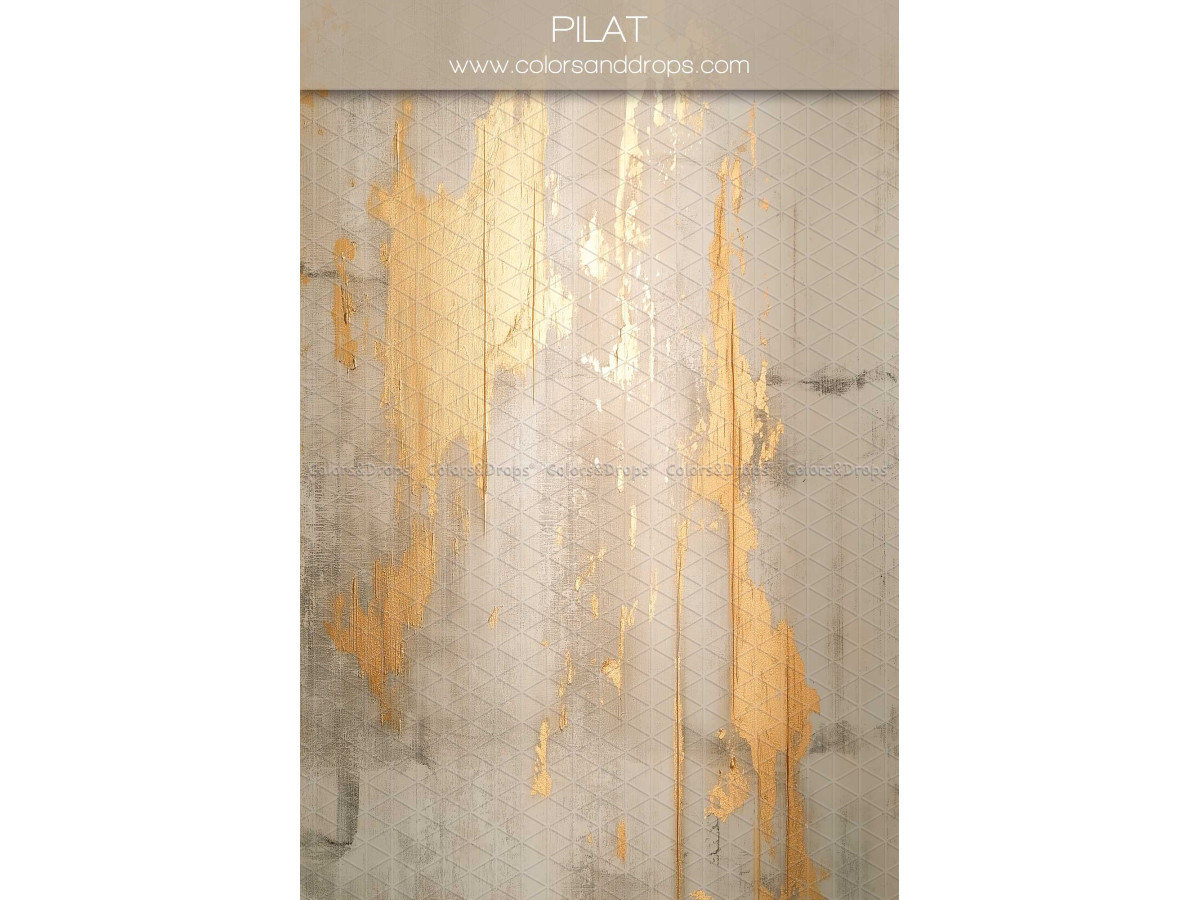 Fond photo gris texturé Pilat – texture béton gris avec traces dorées | Colors&Drops