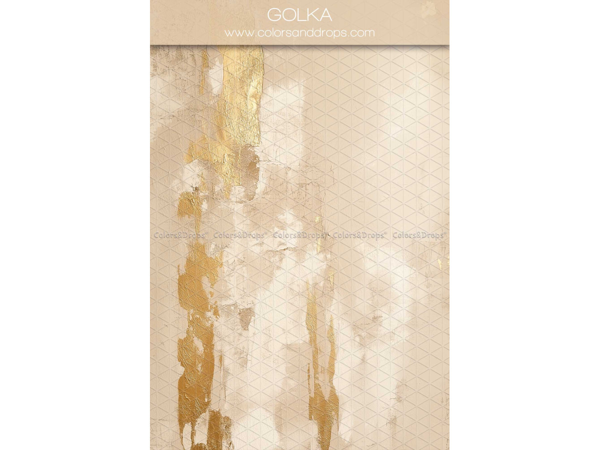 White textured photo backdrop & floor Golka – flaking white and gold plaster texture | Colors&Drops