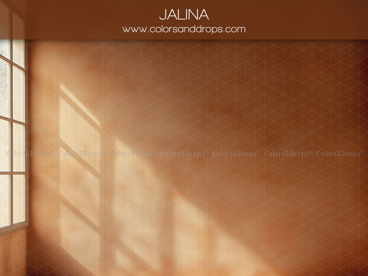 Fond photo grossesse et portrait Jalina – mur orangé avec ombres de fenêtre et lumière | Colors&Drops