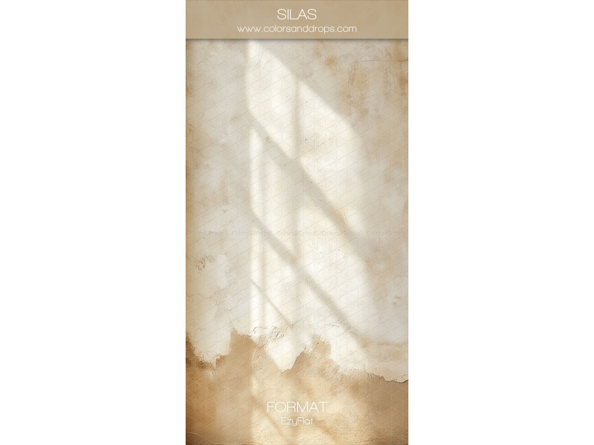 Photo backdrop Silas – weathered cream wall with window shadows | Colors&Drops