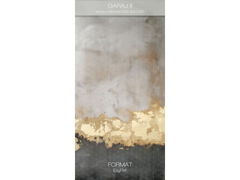 Grey textured photo backdrop Garaj II – light grey and charcoal texture with gold | Colors&Drops