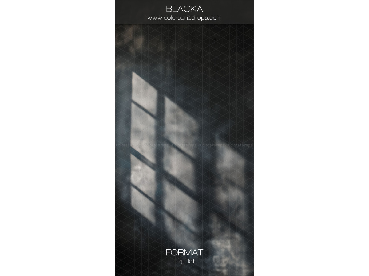 Photo backdrop Blacka – charcoal grey wall with window shadows | Colors&Drops