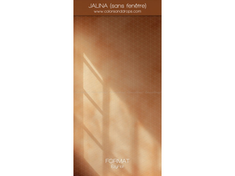 Fondo fotográfico Jalina – pared anaranjada con sombras de ventana soleadas | Colors&Drops