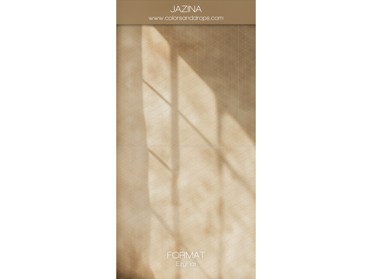 Photo backdrop Jazina – beige wall with window shadows | Colors&Drops