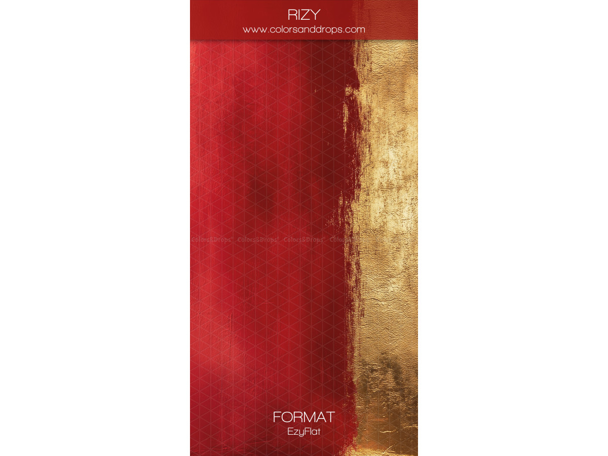 Fond photo rouge texturé Rizy – texture effet peinture rouge avec bande dorée | Colors&Drops