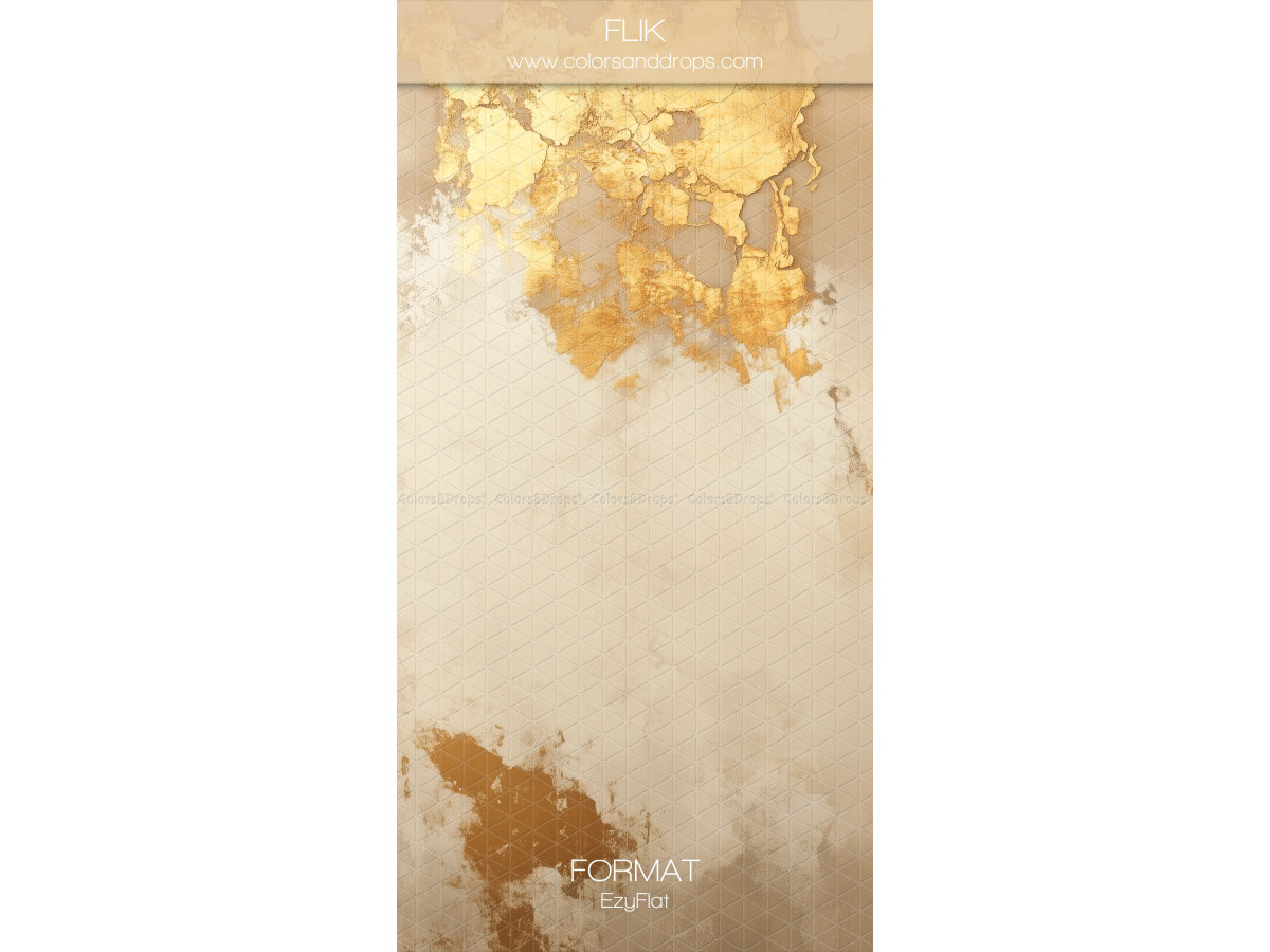 Cream textured photo backdrop Flik – cream plaster texture with gold leaf | Colors&Drops