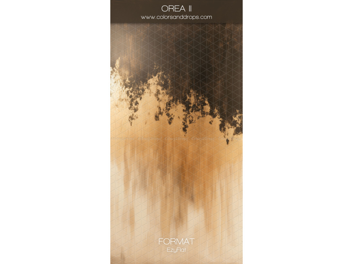 Fondo fotográfico oro texturizado Orea II – textura efecto pintura dorada y negra desconchada | Colors&Drops