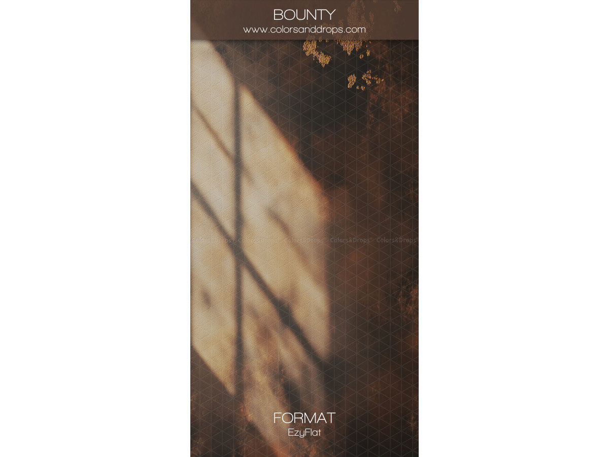 Photo backdrop Bounty – dark brown wall with window shadows | Colors&Drops